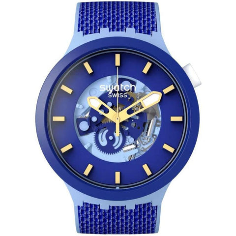The Watch Boutique Swatch BOUNCING BLUE Watch SB05N105