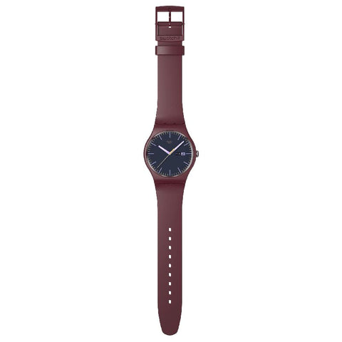 The Watch Boutique Swatch BURGUNDY BERRY Watch SO29R707