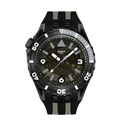 The Watch Boutique Swatch Black Sea Nettle Watch SSCU09B100