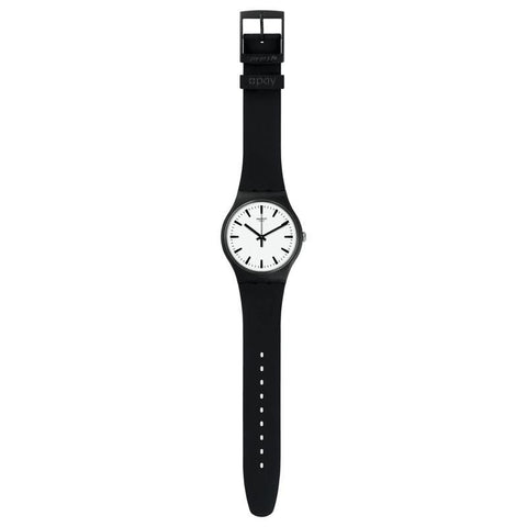 The Watch Boutique Swatch Blackback Pay! Watch - SO29B114-6000