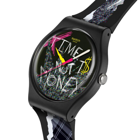 The Watch Boutique Swatch Blank Check Bioceramic SwatchPAY! Watch