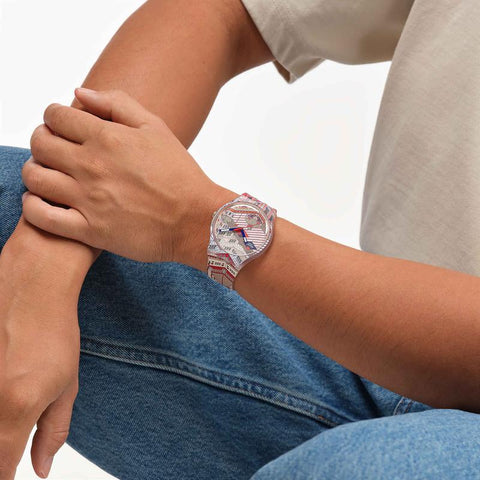 The Watch Boutique Swatch Bund-astic Watch - SUOZ371