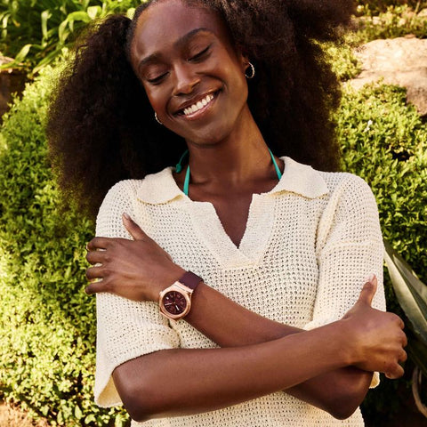 The Watch Boutique Swatch Burgundy Story Watch YIG401