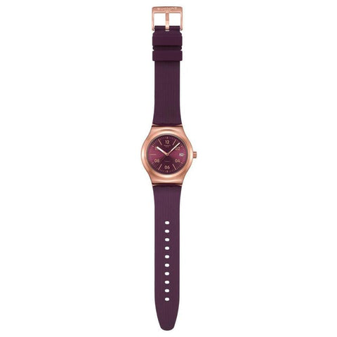 The Watch Boutique Swatch Burgundy Story Watch YIG401