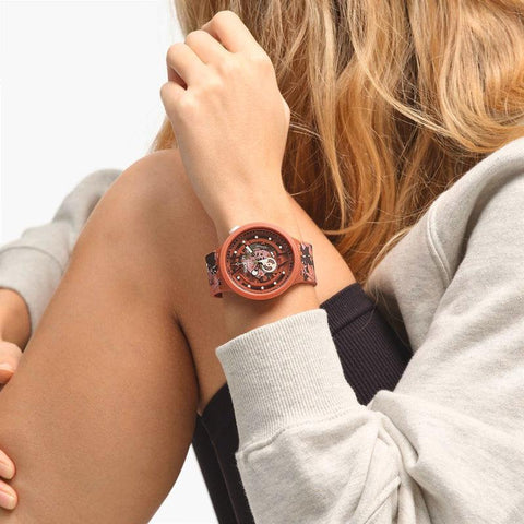 The Watch Boutique Swatch CAMOFLOWER COTTON Watch SB05C100