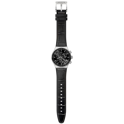 The Watch Boutique Swatch CARBONIUM DREAM Watch YVS495