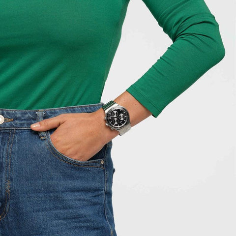 The Watch Boutique Swatch CARBONIUM DREAM Watch YVS495G