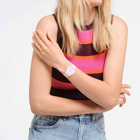 The Watch Boutique Swatch CARICIA ROSA Watch SS09P100