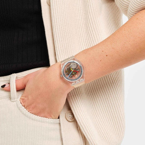 The Watch Boutique Swatch CLEARLY NEW GENT Watch SO29K100