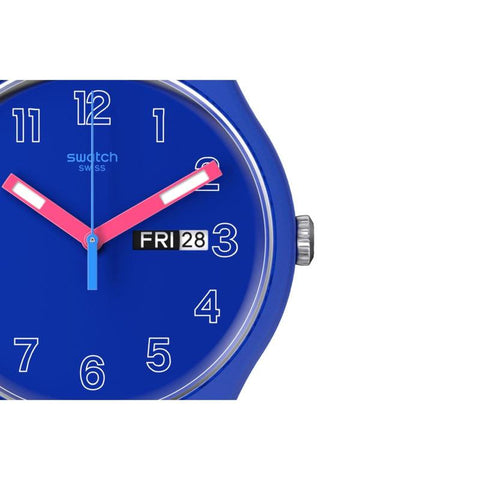 The Watch Boutique Swatch COBALT DISCO Watch SO29N705