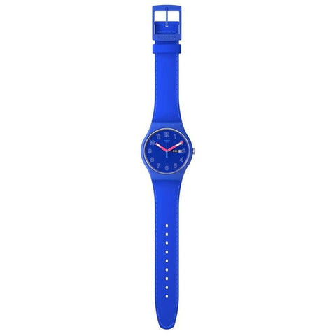 The Watch Boutique Swatch COBALT DISCO Watch SO29N705