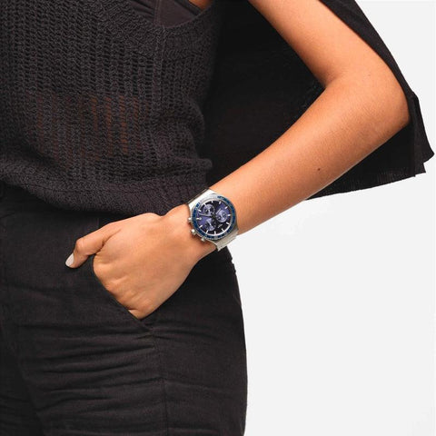 The Watch Boutique Swatch COBALT LAGOON Watch YVS496G
