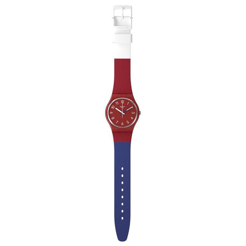 The Watch Boutique Swatch COLORE BLOCCO Watch SO28R112
