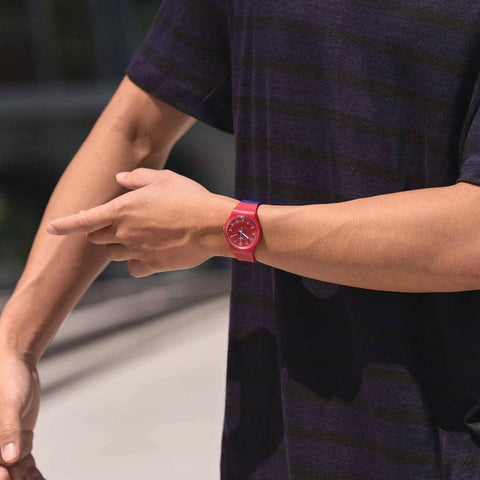 The Watch Boutique Swatch COLORE BLOCCO Watch SO28R112