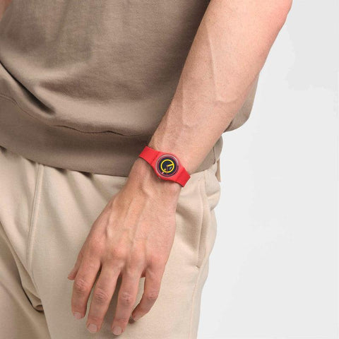 The Watch Boutique Swatch CONCENTRIC RED Watch SO28R702