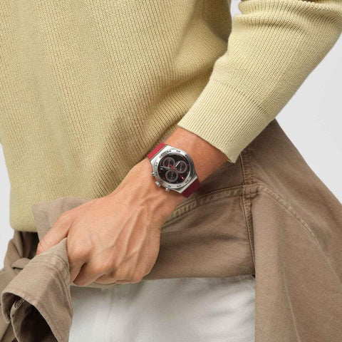 The Watch Boutique Swatch CRIMSON CARBONIC RED Watch YVS524
