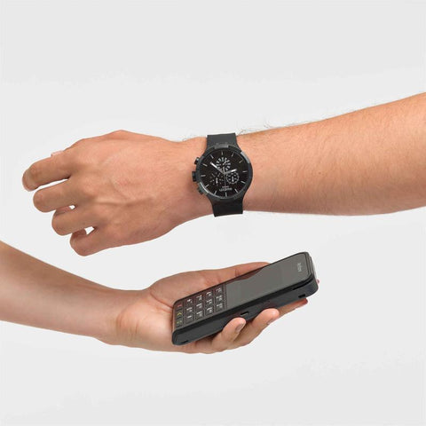 The Watch Boutique Swatch Checkpoint Black Pay! Watch - SB02B103-6000