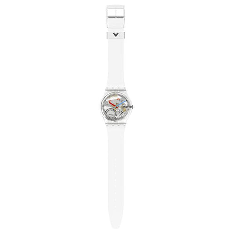 The Watch Boutique Swatch Clearly Gent Pay! Watch - SO28K109-6000