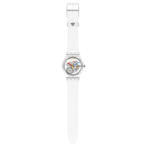 The Watch Boutique Swatch Clearly New Gent Pay! Watch - SO29K115-6000