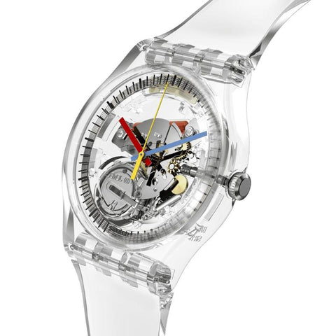 The Watch Boutique Swatch Clearly New Gent Pay! Watch - SO29K115-6000