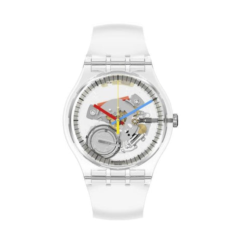 The Watch Boutique Swatch Clearly New Gent Pay! Watch - SO29K115-6000