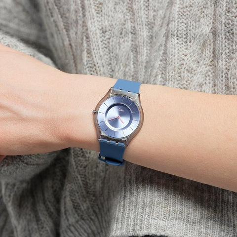 The Watch Boutique Swatch DENIM BLUE Watch SS08N100