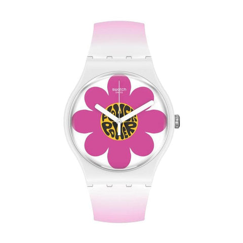 The Watch Boutique Swatch FLOWER HOUR Watch SO32M104