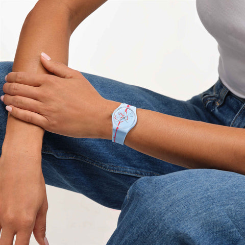The Watch Boutique Swatch Flowering Plum Watch - SO28Z136