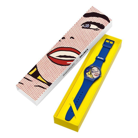 The Watch Boutique Swatch GIRL BY ROY LICHTENSTEIN, THE WATCH SUOZ352