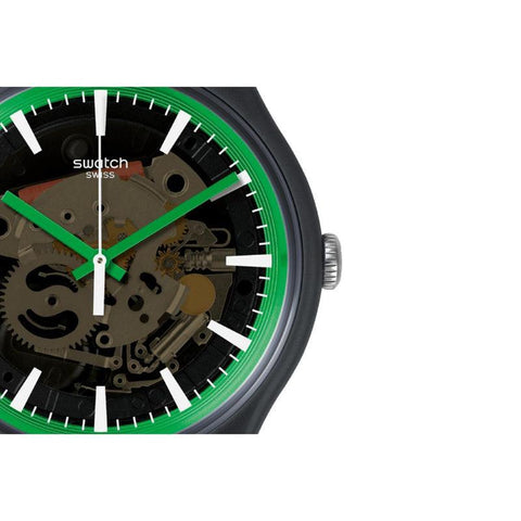 The Watch Boutique Swatch GRAPHITE PAY! Watch SVIM100-5300