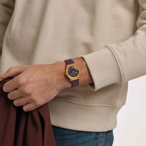The Watch Boutique Swatch Heart of Burgundy Watch YLG413