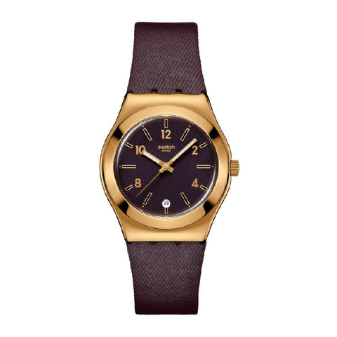 The Watch Boutique Swatch Heart of Burgundy Watch YLG413