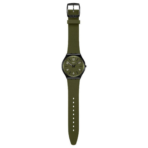 The Watch Boutique Swatch Hint of Pine Ultra-Slim Watch SS07B115