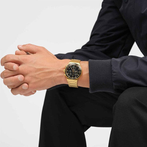 The Watch Boutique Swatch IRONY IN THE BLACK Watch YVG418G