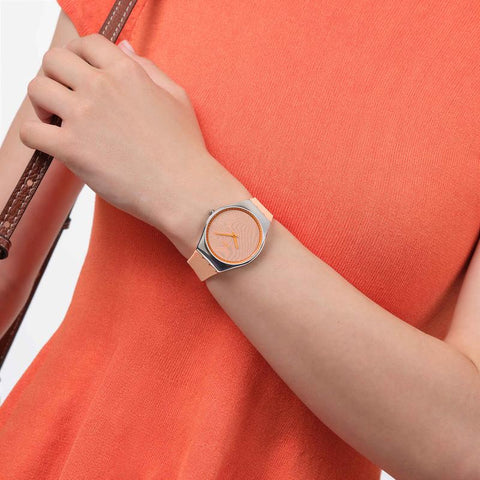 The Watch Boutique Swatch Iridescently Peach Watch - SYXS166