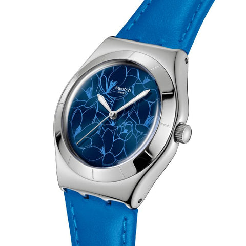 The Watch Boutique Swatch Irony BLUE PETAL PROMISE Watch YLS235