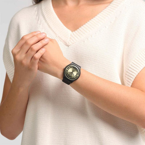 The Watch Boutique Swatch LEAFY LINE Watch SO32B117