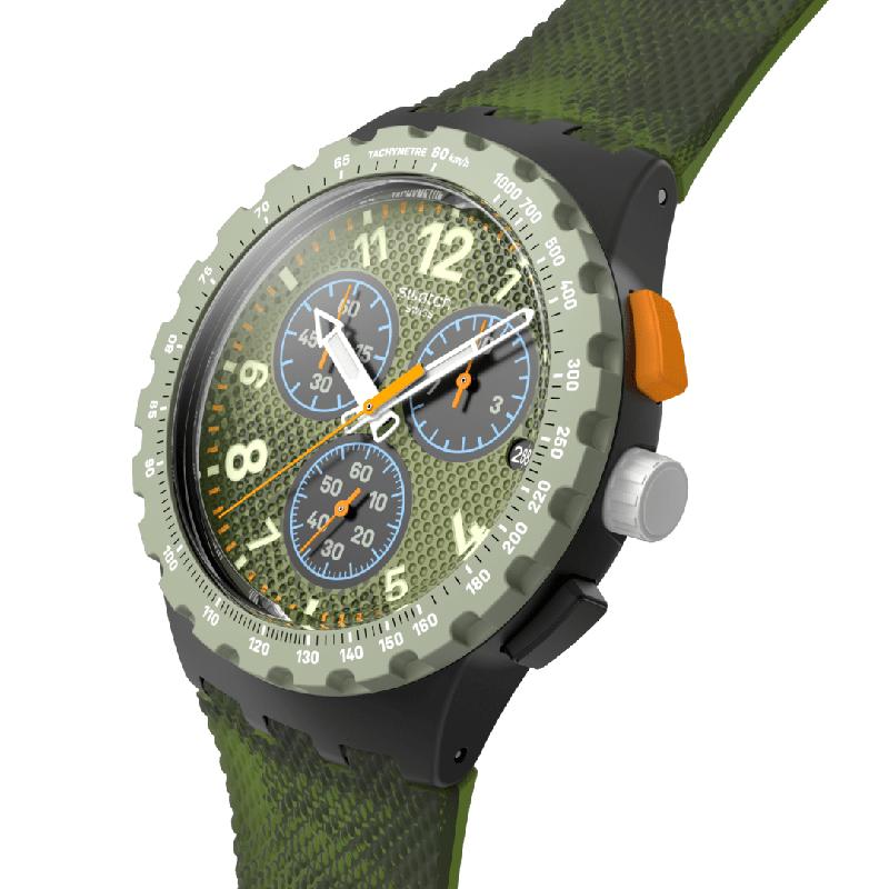 Swatch MIDDAY CAMO Watch SUSB423 – The Watch Boutique