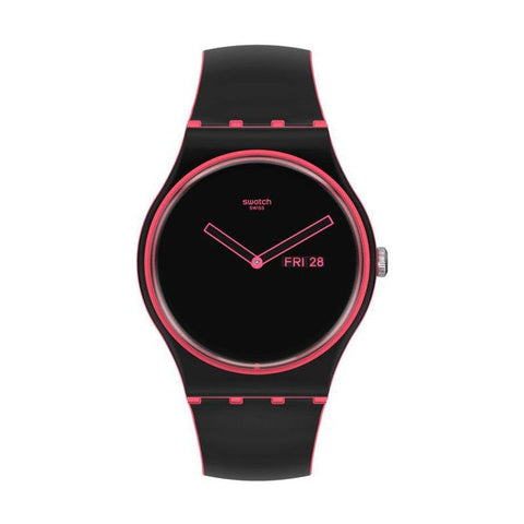 The Watch Boutique Swatch MINIMAL LINE PINK Watch SO29P700 Default Title