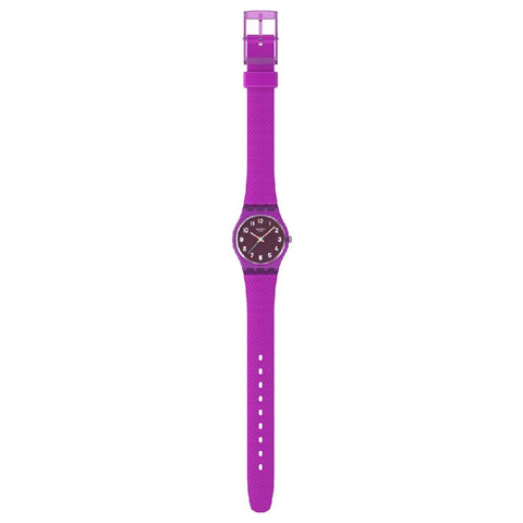 The Watch Boutique Swatch Magenta Weave Watch LV122