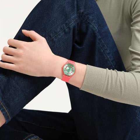 The Watch Boutique Swatch Minty Mango Dream Watch - SS08P111