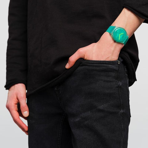 The Watch Boutique Swatch NATURE BLUR Watch SUOG119