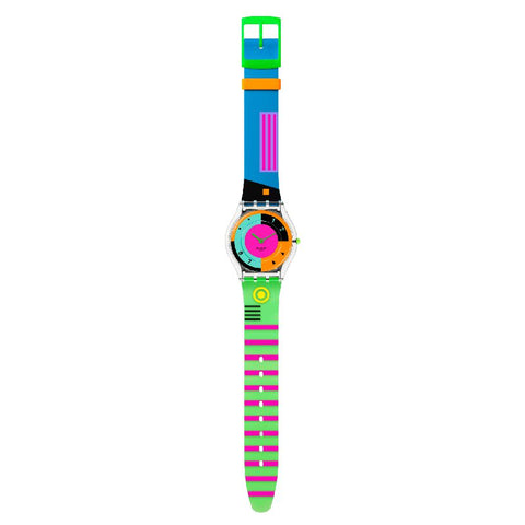 The Watch Boutique Swatch NEON HOT RACER Watch SS08K119