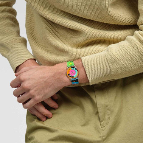 The Watch Boutique Swatch NEON HOT RACER Watch SS08K119