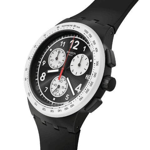 The Watch Boutique Swatch NOTHING BASIC ABOUT BLACK Watch SUSB420