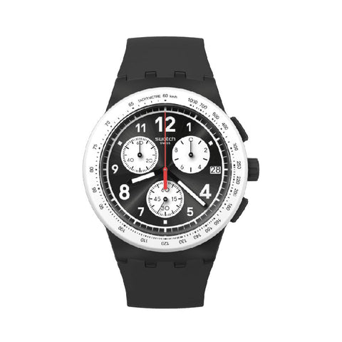 The Watch Boutique Swatch NOTHING BASIC ABOUT BLACK Watch SUSB420