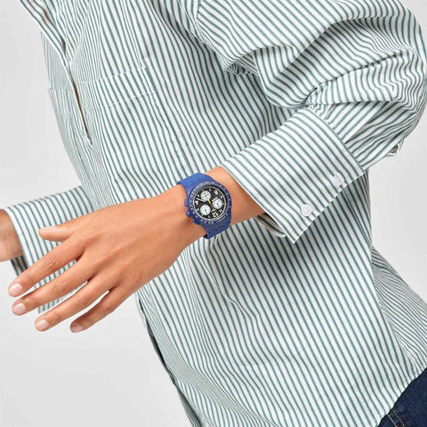 The Watch Boutique Swatch NOTHING BASIC ABOUT BLUE Watch SUSN418