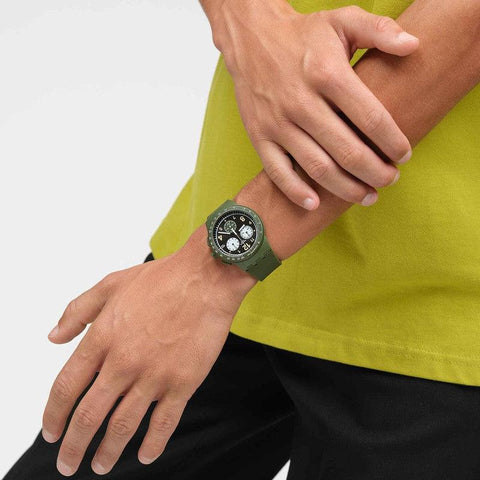 The Watch Boutique Swatch NOTHING BASIC ABOUT GREEN Watch SUSG406