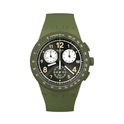 The Watch Boutique Swatch NOTHING BASIC ABOUT GREEN Watch SUSG406