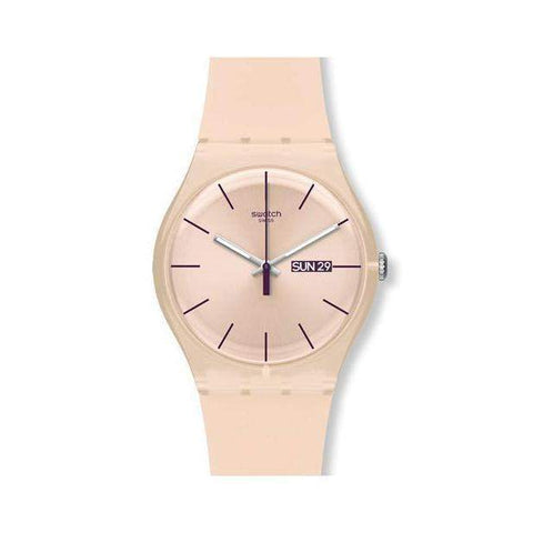 The Watch Boutique Swatch Originals Rose Rebel Watch